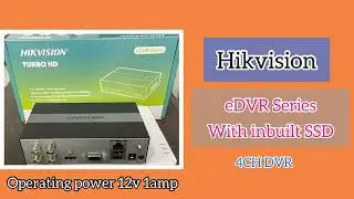 Introducing Hikvision eDVR Series with SSD Support | eDVR inbuilt SSD Storage | Portable DVR