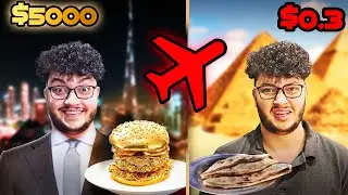 جربت اغلى و ارخص وجبة في الوطن العربي 🍔 (سافرت مرتين)