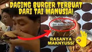 Ilmuan jepang membuat daging burger dari limbah t4i manusia. Berani coba? (FACT OR HOAX?) #mukbang