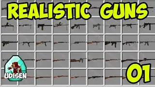 Minecraft GUN MOD 1.21.1 minecraft - HOW TO USE BlockFront 1.21.1 (Tutorial) ( P1 - machine guns)