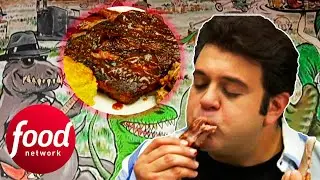 “Welcome To Jurassic Pork!” Adam Visits Dinosaur Bar-B-Que | Man V Food: The Carnivore Chronicles