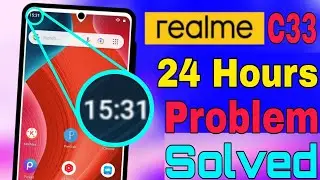 Realme C33 24 Hour Time Ko 12 Hour Main Kaise Badle | Date And time Setting in Realme C33||