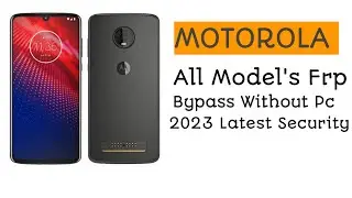 Motorola Moto Z4 Frp Bypass Xt1980-4 Google account bypass without pc