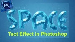 How do you make a glow space style text effect in photoshop