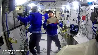 See China's Shenzhou 17 crew eat, work and look at Earth from the Tiangong space station