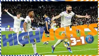 HIGHLIGHTS | Real Madrid 3-1 PSG | UEFA Champions League