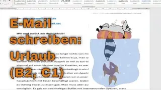 E-Mail schreiben: Urlaub | Deutsch mit Marija B2 C1