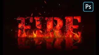 Fire Text Effect | Photoshop Tutorial