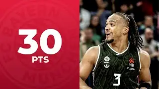 🔥Carsen Edwards puts on A SHOW against Olympiacos!