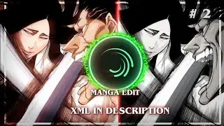 Manga edit || manga preset/xml || alight motion trending manga edit xml ||