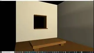 A lowpoly room and a camera (OpenGL, C++)