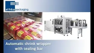 Automatic shrink wrapper and sealing bar by DV200 + BP802ALV 600R