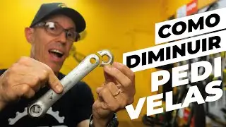 Como diminuir o tamanho dos pedivelas cortando. Quais os limites? Pedaleria