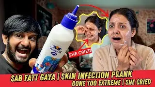 APPLIED FEVICOL ON HER FACE IN SLEEP | GONE TOO EXTREME | SHE CRIED A LOT