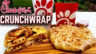 ONE TAKE COOK! CHICK-FIL-A CRUNCHWRAP MADE ON THE GRIDDLE! EASIEST GRIDDLE COOK EVER!