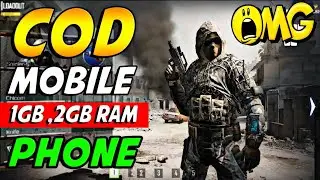 How To Play COD Mobile On 1 GB, 2 GB Ram | Fix Minimum Requirement Problem