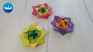 Волчок из бумаги/Spinning top made of paper/DIY