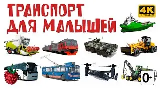 ТРАНСПОРТ для детей. ЗВУКИ. ВСЕ СЕРИИ