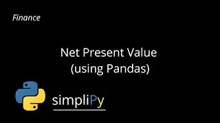 Net Present Value (using Pandas)