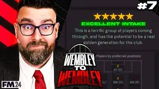 INCREDIBLE YOUTH INTAKE! | Part 7 | Wembley FC FM24 | Football Manager 2024