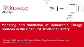 Modeling and Validation of Renewable EnergySources in the OpenIPSL Modelica Library