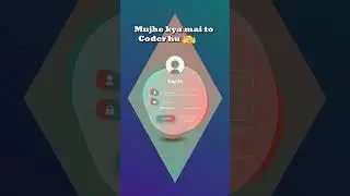 Login Form | #shortsfeed #shorts #shortvideo #ytshorts #webdevelopment #cssanimation #htmlcsslogin