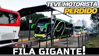 GRANDE MOVIMENTO DE ÔNIBUS NA RODOVIÁRIA DE CURITIBA