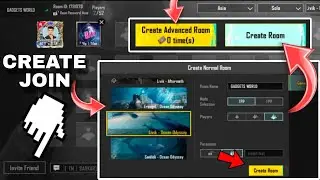 HOW TO MAKE A ROOM IN PUBG MOBILE & BGMI || HOW TO JOIN ROOM IN PUBG MOBILE 2024