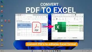 Convert PDF to Excel File Without Losing Format | Editable Excel File