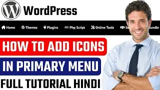 How To Add Menu Icon In WordPress | How to Add Images & Icons On Navigation Menus in WordPress 2024