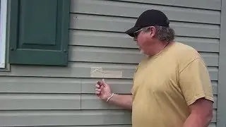 A cheap easy way to repair siding (diy)