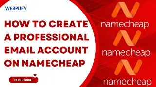 How to create email account on Namecheap