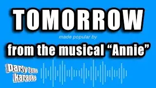 Annie - Tomorrow (Karaoke Version)