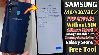 Samsung A10/A20/A30 FRP Bypass Android 11 | Samsung Google Lock Remove FREE Tool 2024