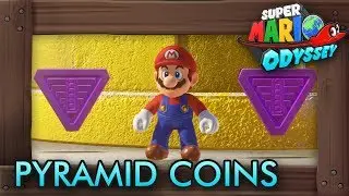 Super Mario Odyssey - All Purple Pyramid Coins (Sand Kingdom)