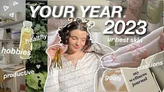 HOW TO (actually) MAKE 2023 YOUR BEST YEAR YET 🤍 (vision board, goal setting, new habits, cleaning)