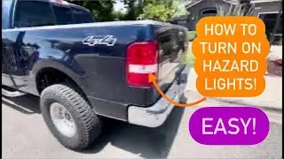 How To Turn On Hazard Lights ￼, Ford F150