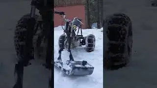 I CREATED A SNOW MONSTER FROM A MOTORCYCLE!