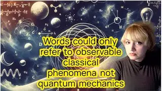 Nils Bohr and the language of quantum mechanics verses classical mechanics #quantummechanics