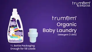 Trumom USA ORGANIC Baby laundry Detergent - Australian Made Safe, Toxins Harmful Chemical Free