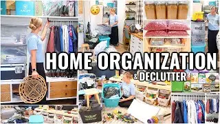 HOME ORGANIZATION IDEAS!!😍 CLEAN & ORGANIZE WITH ME | DECLUTTERING AND ORGANIZING MOTIVATION