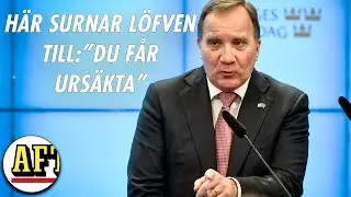 Stefan Löfven höll presskonferens – surnade till efter frågan: ”Du får ursäkta”