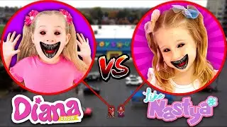 Drone Catches LIKE NASTYA VS KIDS DIANA SHOW IN REAL LIFE!! *DIANA & NASTYA*