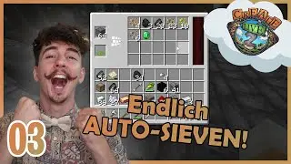 AUTO-SIEVE DURCH ELEKTRISCHEN STROM ⚙☁ CREATE LIVE 2 SKYBLOCK (Folge 3)