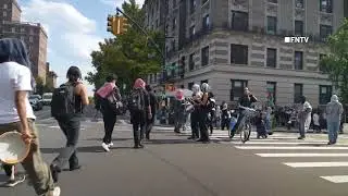 Columbia University Students WALK OFF Campus on October 7 for Palestine