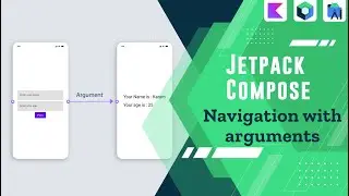 27 - Navigation With Arguments- Android Jetpack Compose بالعربي