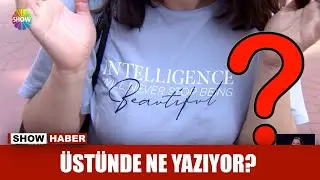 Üstünde ne yazıyor?