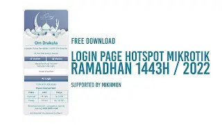 Ramadhan 1443H / 2022 - Free Download Login Page Hotspot MikroTik