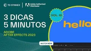 Adobe After Effects 2024: 3 Dicas, 5 Minutos Vol. III - TD SYNNEX PORTUGAL