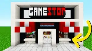 Minecraft Tutorial: How To Make A Gamestop 2019 City Build Tutorial